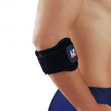 LP 护肘 LP551CP透气型网球护肘 高尔夫球护肘束套 黑色 运动护具 篮球护具 黑色单只装