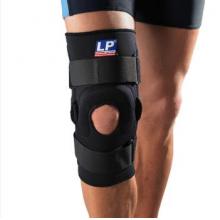LP 适用十字韧带断裂 预防髌骨肌腱损伤 LP马蹄型髌骨稳定护膝LP720 黑色单只装