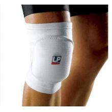 LP 护具 LP609护膝 简易型膝部垫片护套运动护膝 白色一对装 保暖透气 白...