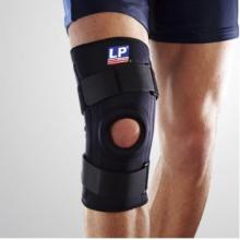 LP护具 LP709护膝 固定支撑 运动护具 保暖透气 黑色单只装