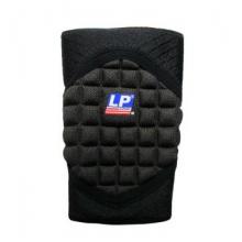 LP护具 LP577CP高效蜂巢式吸震护膝篮球网球羽毛球乒乓球运动护具 黑色单只装 