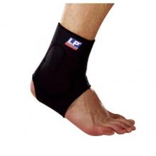 LP 护踝LP729型硅胶垫片加压护踝 减震压踝关节扭伤 黑色单只装 