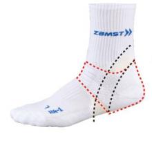 赞斯特ZAMST功能性运动袜子 HA-1低筒款 加压提拉运动袜足球排球篮球