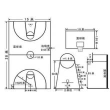 篮球场足球场 各类专业场地画线 贴胶带